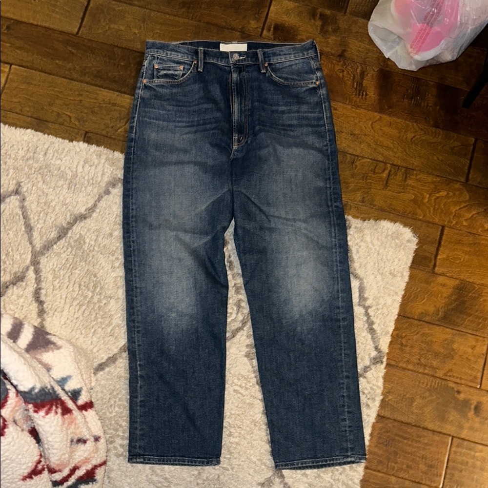 MOTHER High Rise Jeans - Dark Blue